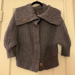 FreePeople dusty lavender slouch sweater